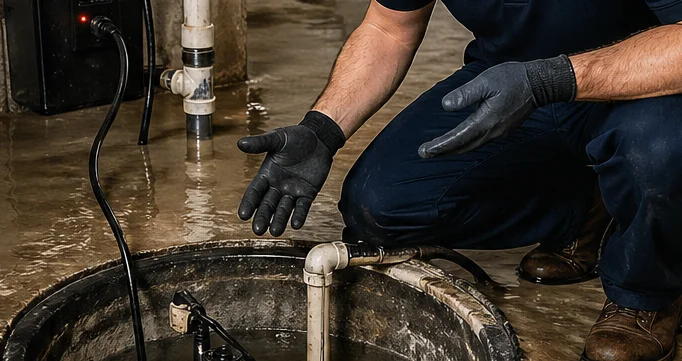 Sump pump not turning on